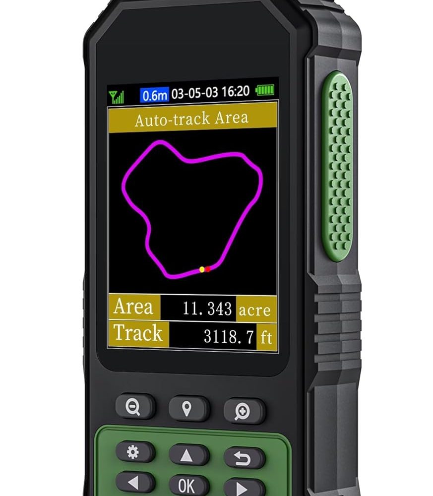 ZL190 Handheld GPS for Surveying, High Precision GPS Surveying Equipment for Mountainous Land Slope and Flat Field Outdoor Use